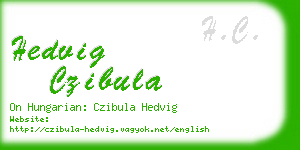 hedvig czibula business card